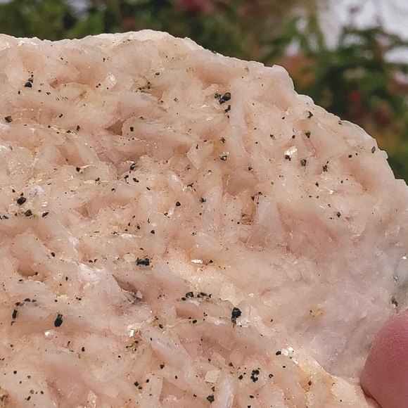 Icy Pink Peach Display Dolomite w/ Chalcopyrite Specimen--Collector's Quality - Picture 12 of 17